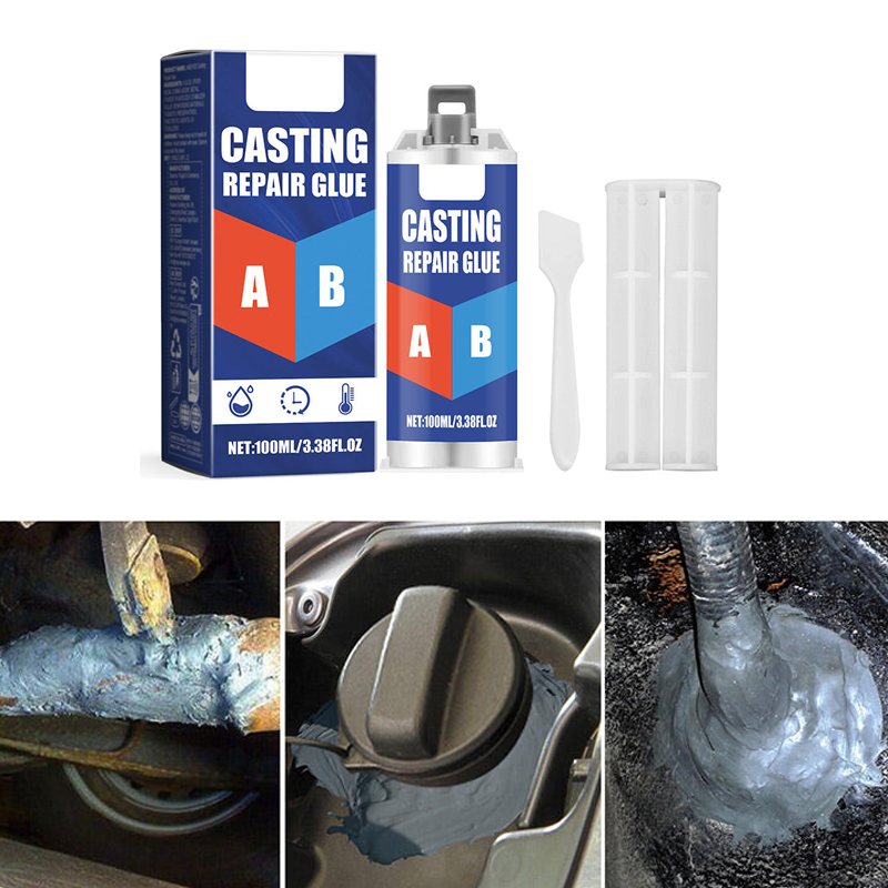 Heavy-Duty Metal Repair Epoxy Putty High-Temperature Resistant Two-Part Steel Adhesive for Automotive Industrial Cast Iron Aluminum DIY Proj | Thomler
