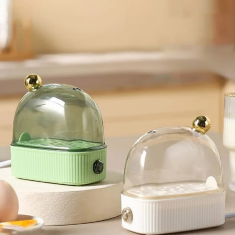Two-Egg Steamer with Automatic Timer & Doneness Control for Fast Breakfast | Thomler