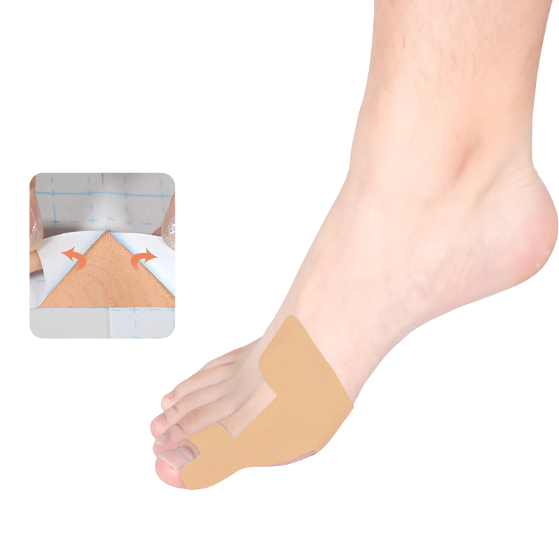 Cotton Toe Alignment Strips for Bunion Relief – 80-Count Precut Tape Set for Daily Big Toe Support & Comfort in Shoes | Thomler