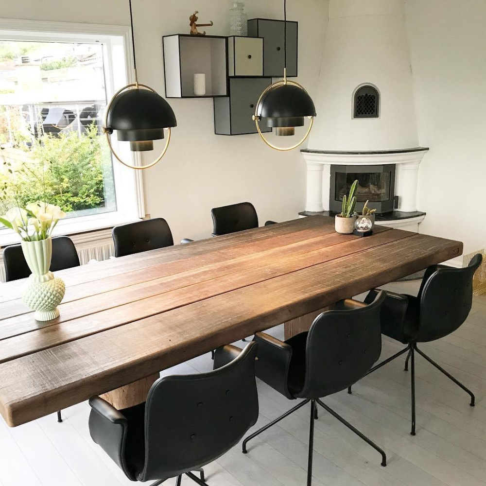 Pendant Light Metal Steel E27 Black Brass Dining Room Scandinavian Ceiling Lamp | Thomler
