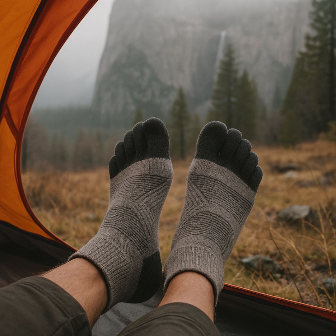 Men's Merino Wool Toe Socks – Insulated 5-Toe Design for Winter Sports & Hiking | Thomler