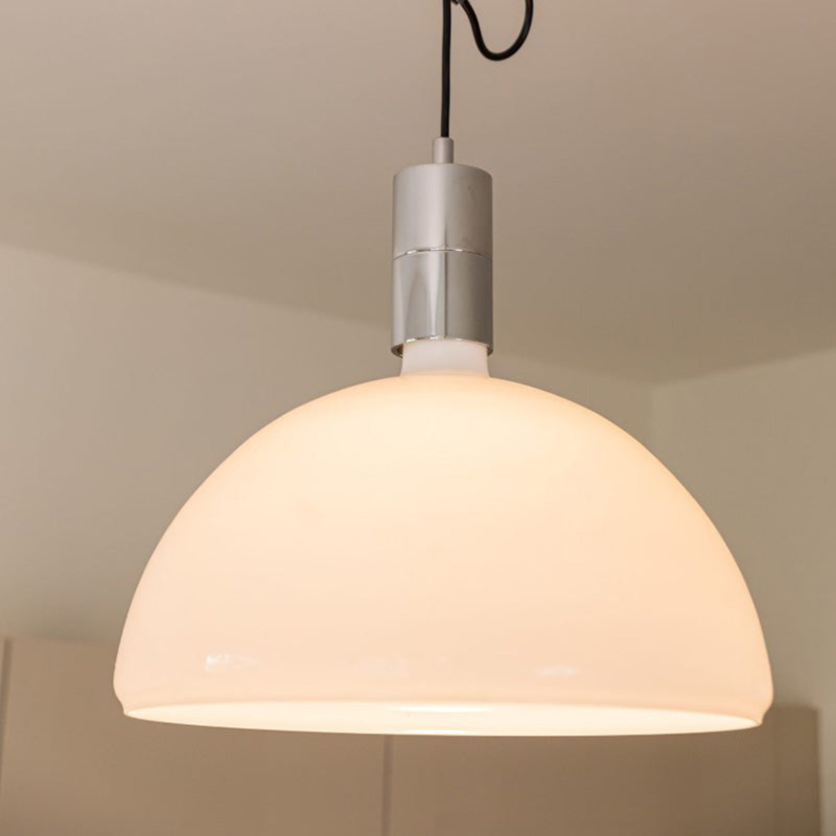Articulating Chrome Pendant with Retractable Arm – Island & Studio Light | Thomler