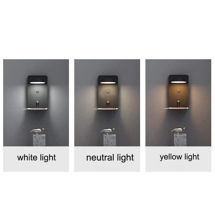 Wall Lamp Iron Acrylic 12W LED 12.6 in Bedroom Bedside Modern Indoor Lighting Fixture | Thomler