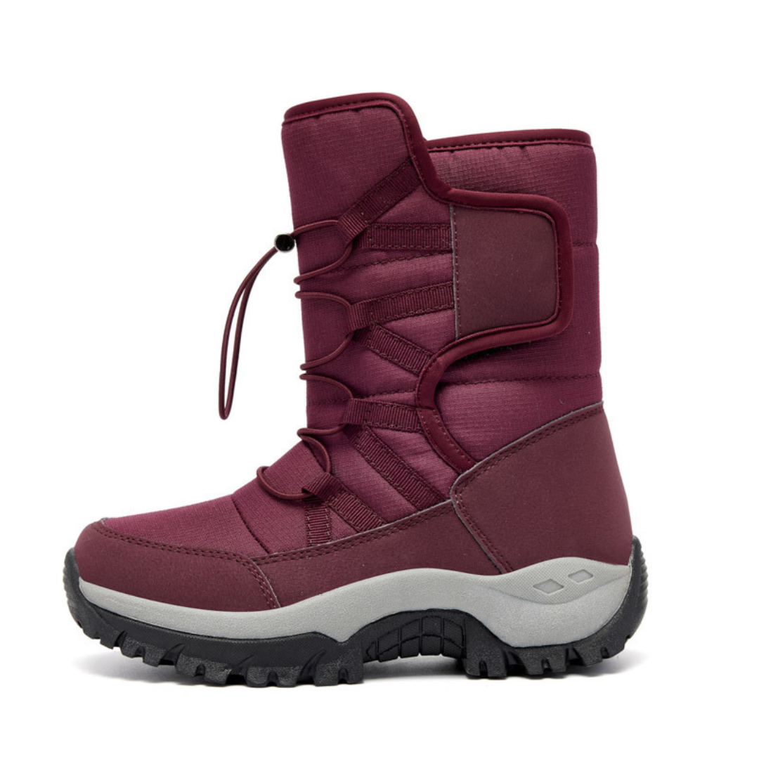 Women's Insulated Waterproof Winter Boots with Plush Lining – Slip-Resistant Platform Ankle Boots for Snow & Ice | Thomler