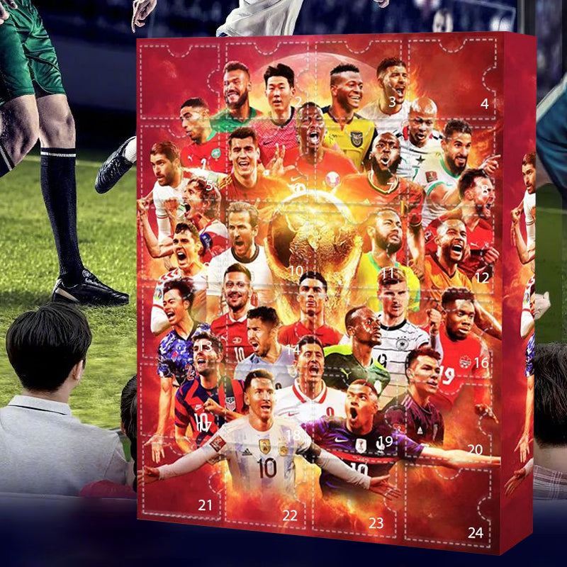 Soccer Advent Calendar – 24-Day Countdown with Player Figurines | Thomler