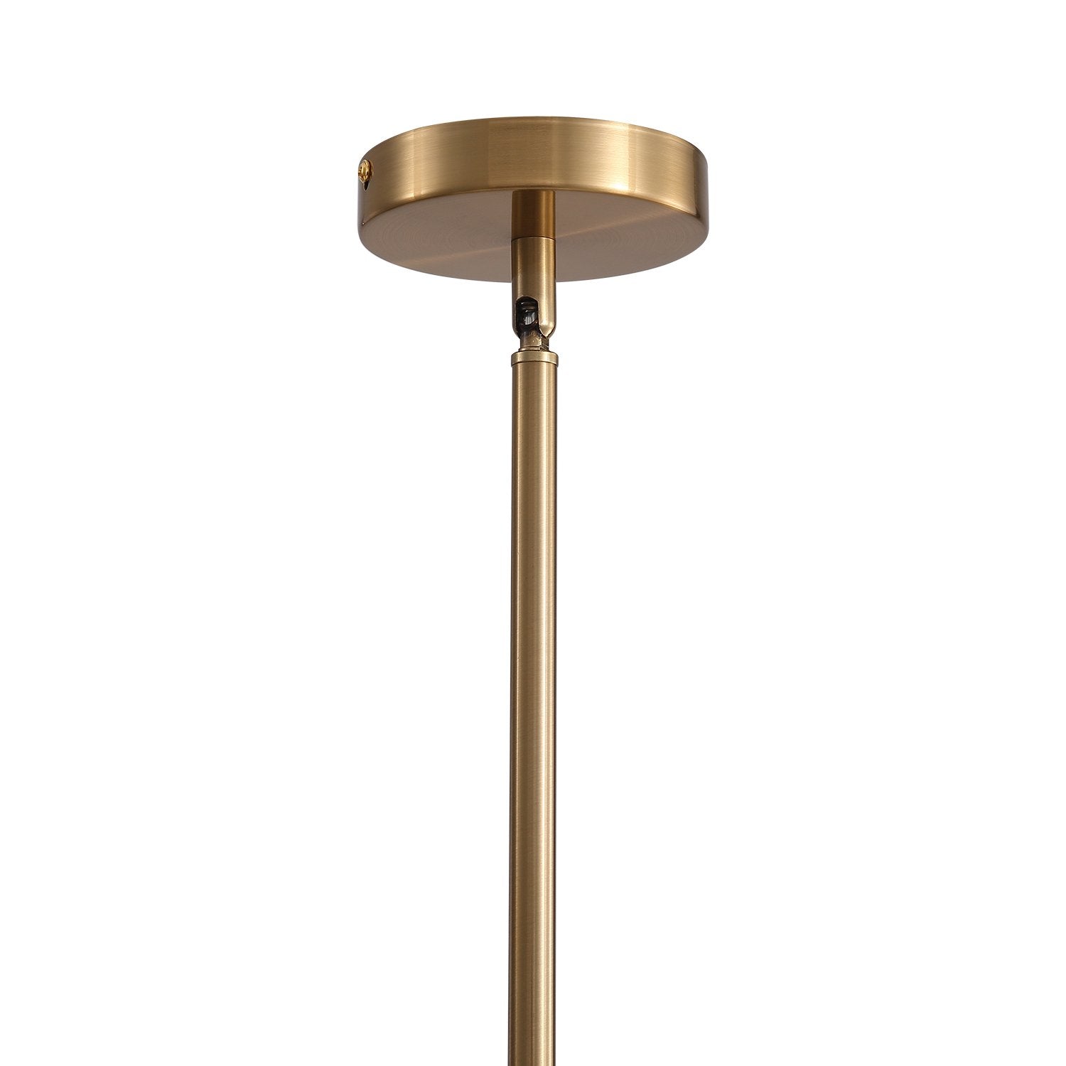 16-Light Linear Island Chandelier with Frosted Glass Globes Gold Finish for Dining Room Kitchen | Thomler