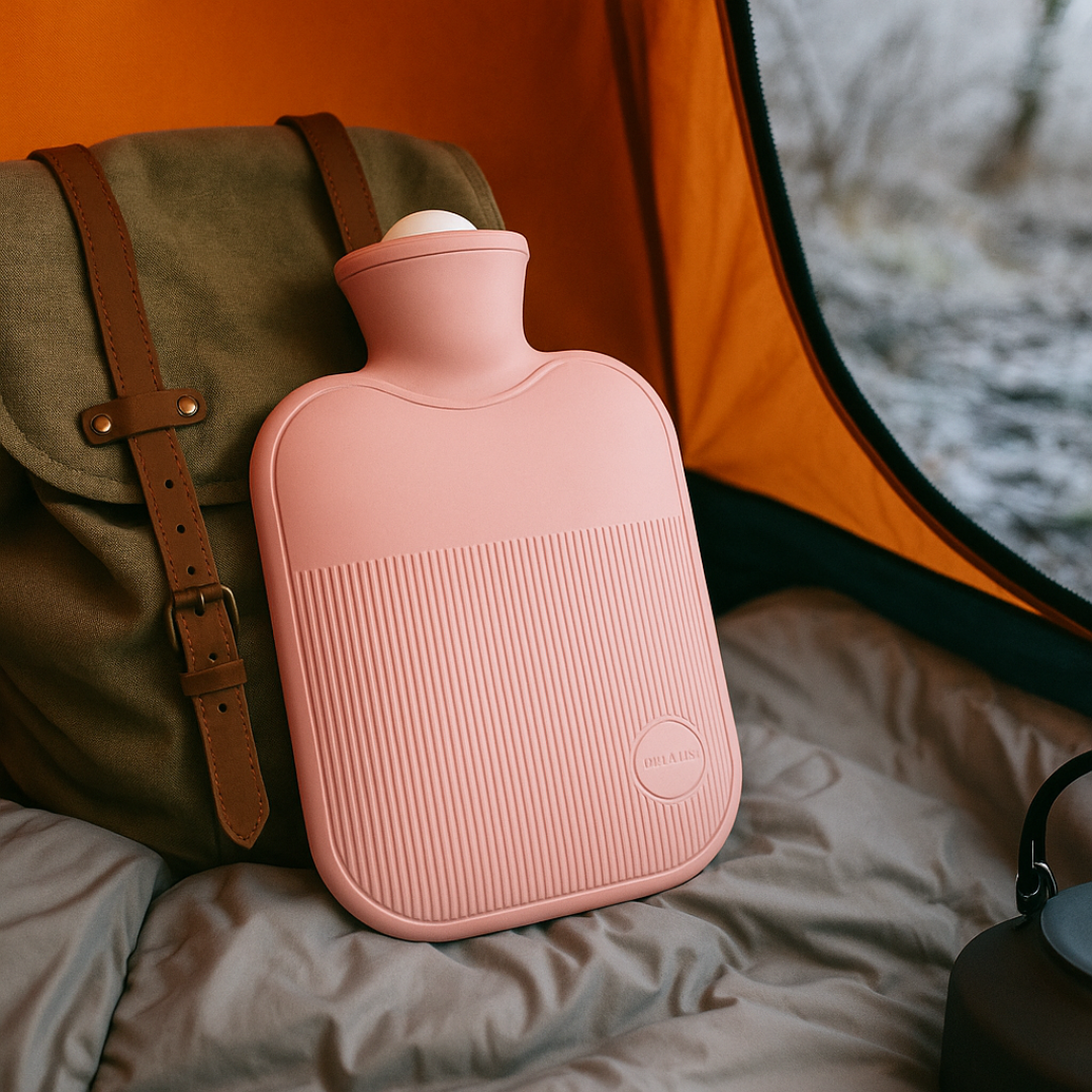 Hot Water Bottle 68 oz Leak-Proof – Soothing Heat for Cold Days, Hands & Feet – PVC Fill Pouch with Soft Touch – Portable Warmth for Bed | Thomler