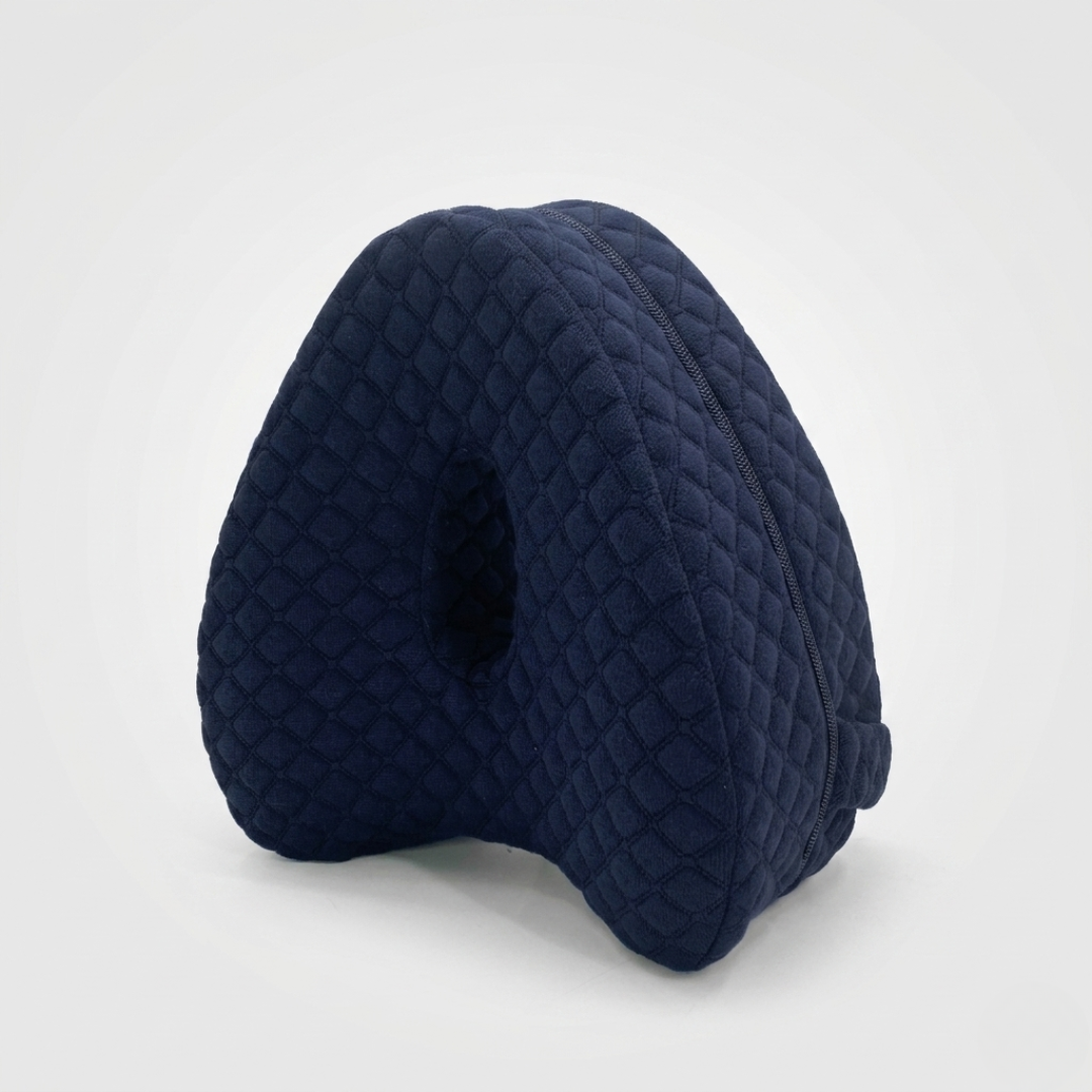 Ergonomic Knee Cushion for Side Sleepers – Contoured Hip Alignment Support Pillow with Adjustable Strap – Breathable Memory Foam for Lower | Thomler