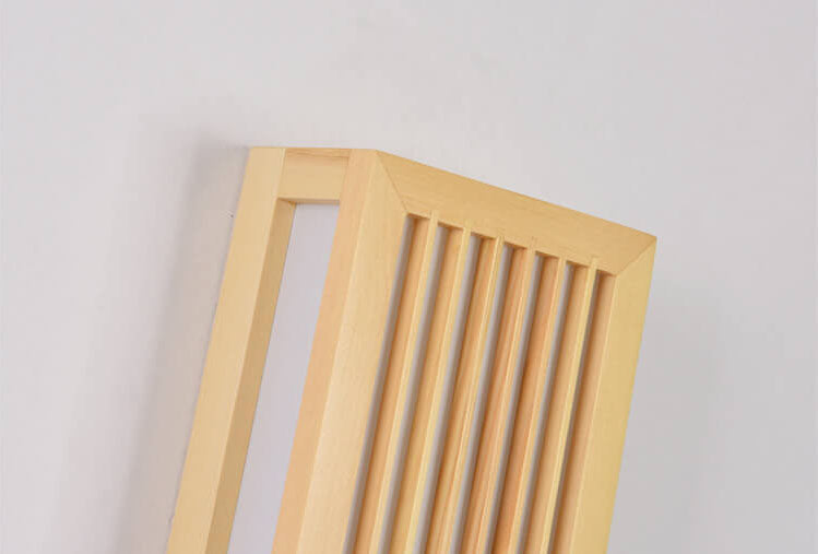 Wall Lamp Wood Acrylic 11.8 in LED Beige Bedroom Living Room Modern Sconce Lighting Fixture Indoor Decor | Thomler