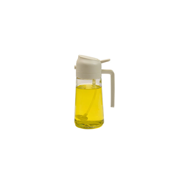 Glass Oil Mister and Pouring Bottle for Cooking – Dual-Function Sprayer with Wide Mouth, 16 oz Capacity – Leak-Proof Kitchen Dispenser for | Thomler
