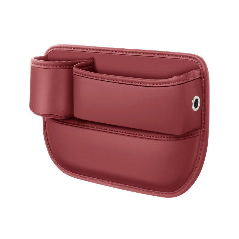 Car Seat Gap Organizer Faux Leather Storage Caddy with Charging Port for Center Console Driver Passenger Side Vehicle Accessories | Thomler