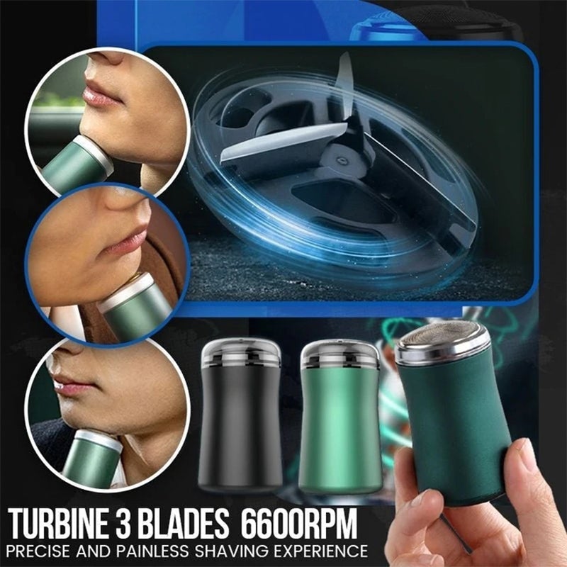 Travel-Size Rechargeable Men's Foil Shaver with USB-C Charging for On-the-Go Grooming | Thomler