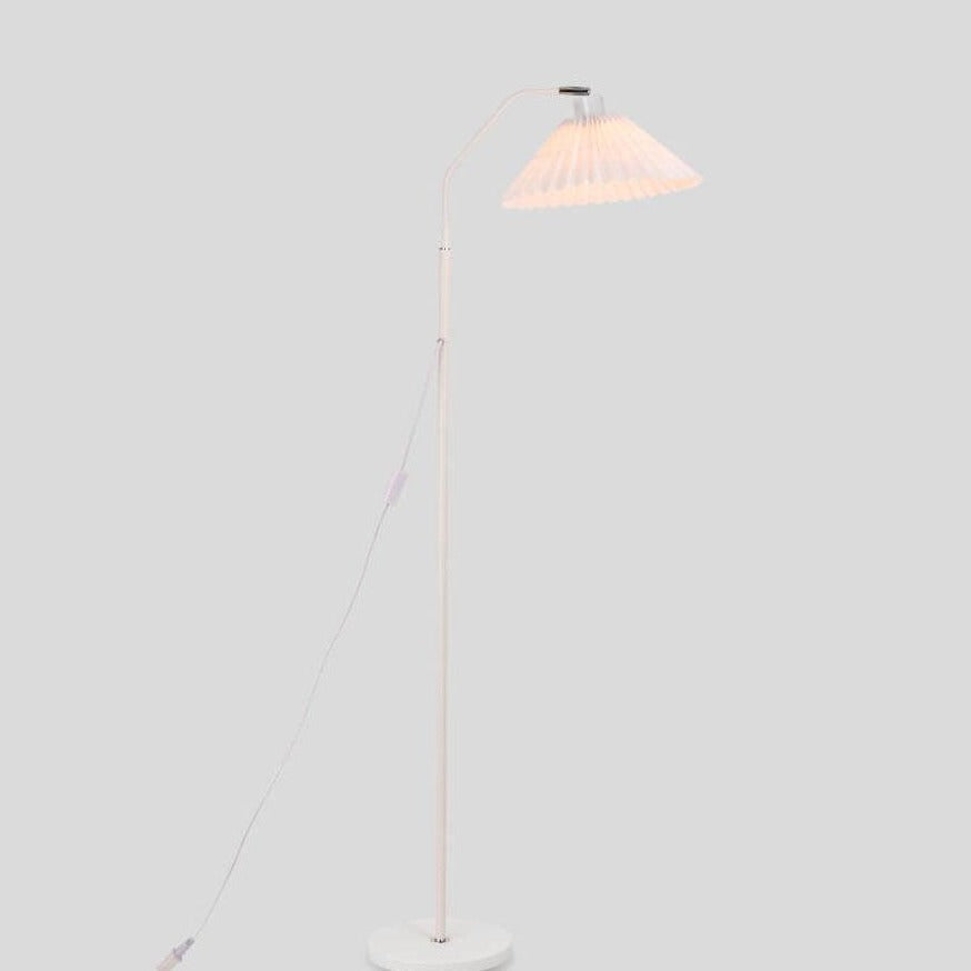 Floor Lamp Metal 58.7 in Adjustable Black Living Room Bedroom LED Incandescent Fluorescent Light | Thomler