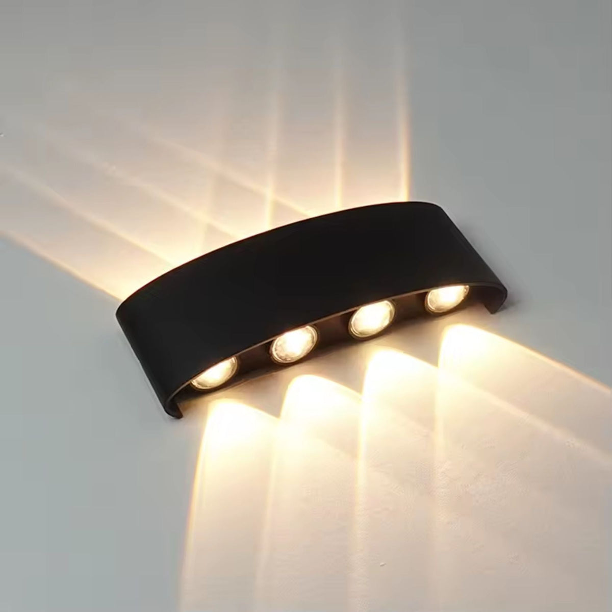 Modern LED Wall Sconce for Indoor & Outdoor Use – Sleek IP65 Weatherproof Fixture in White or Black Finish | Thomler