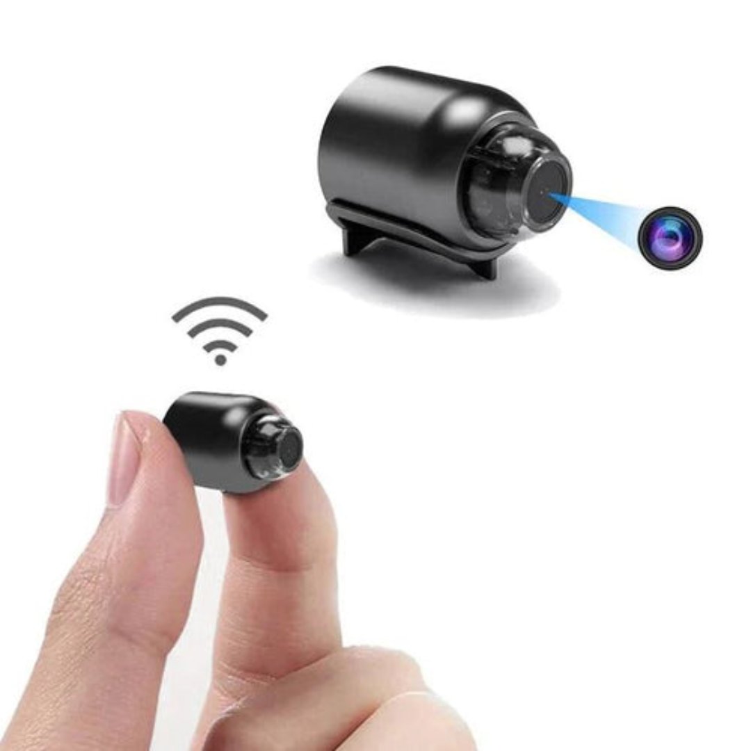 Compact WiFi Security Camera 1080P HD Motion Activated Night Vision Indoor Surveillance for Home Office Bedroom Nanny Cam Wireless Remote | Thomler