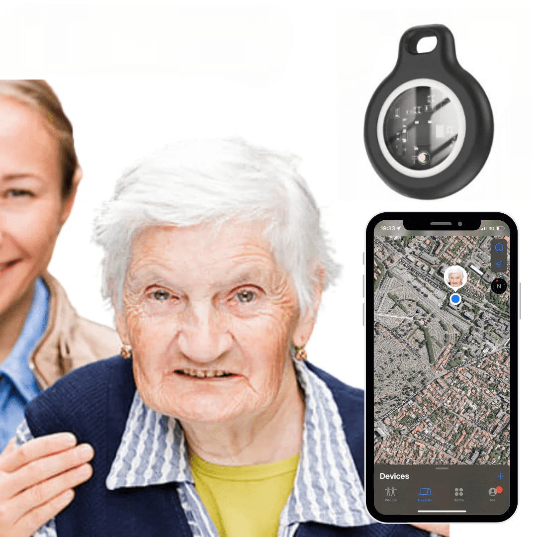 Real-Time Location Tracker for Seniors – Waterproof Clip-On Tag with Find My Network | Thomler