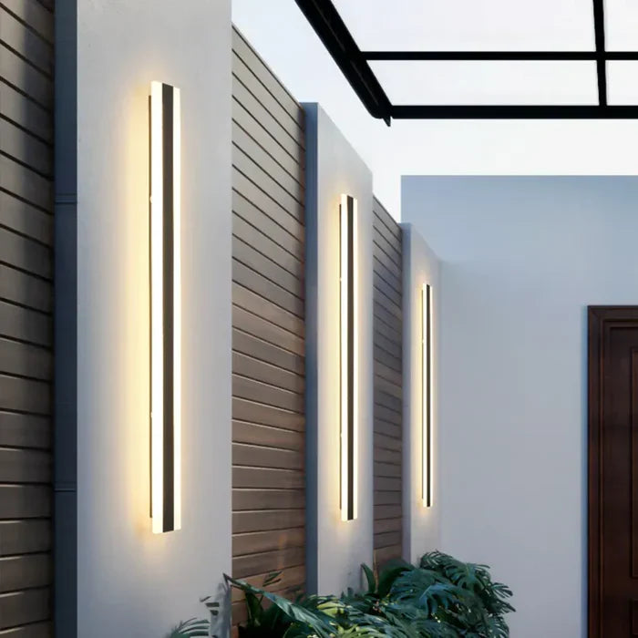 Outdoor Wall Light Weatherproof Fixture LED Modern Exterior Sconce for Porch Patio Entryway Garden Pathway IP65 Waterproof Year-Round | Thomler