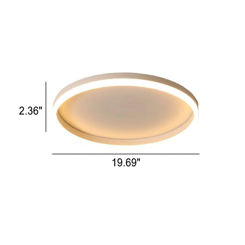 Flush Mount Ceiling Light Iron 19.7 in 30W Adjustable Hallway Living Room Bedroom LED Modern Lighting | Thomler