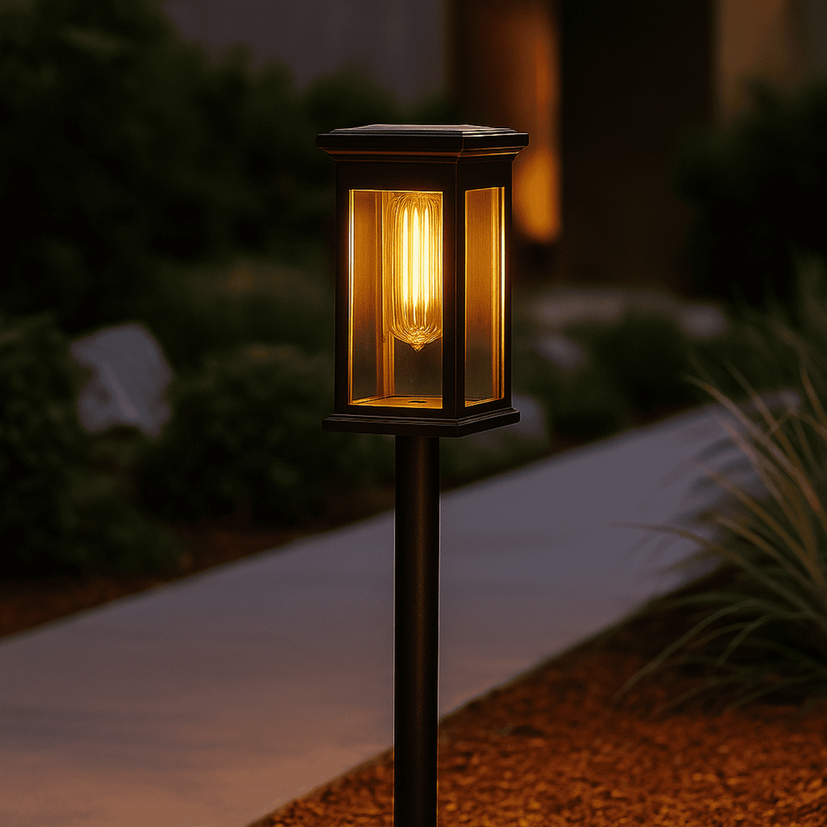 Solar-Powered Pathway Stakes – Weatherproof LED Garden Accent Lights with Auto On/Off for Walkways, Patios & Yards | Thomler