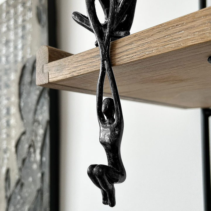 Intertwined Souls Sculpture | Modern Abstract Art Statue for Home Decor | Handcrafted Resin Figurine for Living Room Bedroom Office | Thomler
