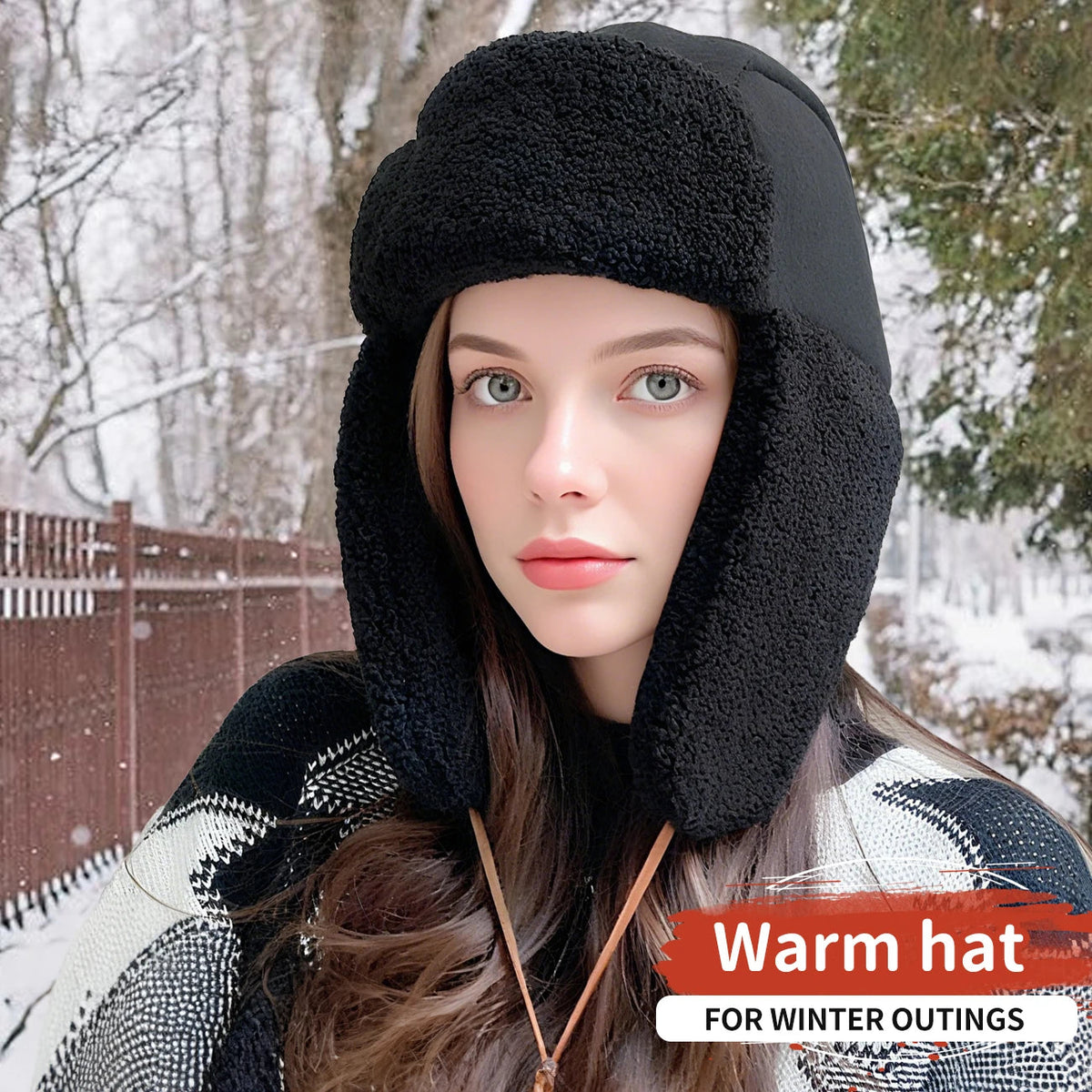 Insulated Aviator Cap with Adjustable Ear Flaps for Cold Weather Protection | Thomler