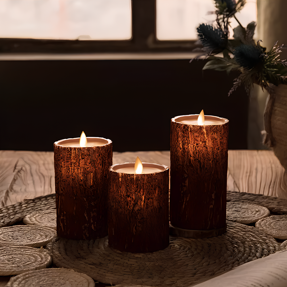 Flameless LED Candles with Realistic Flicker – Safe Battery-Operated Pillar Candles for Home Decor, Weddings, Dinners & Ambiance | Thomler