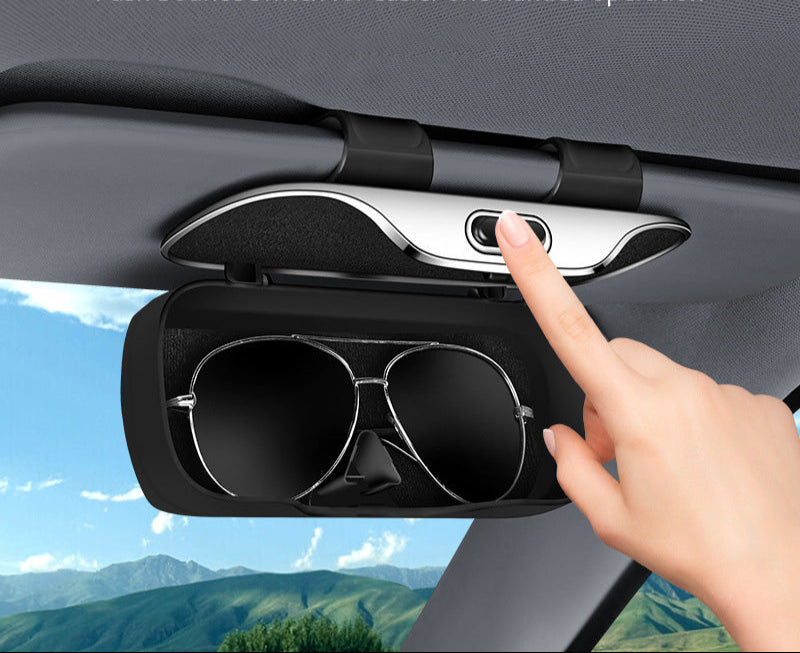 Car Visor Sunglasses Holder Case with Clip Mount for Vehicle Sun Shade Protection Storage Organizer | Thomler