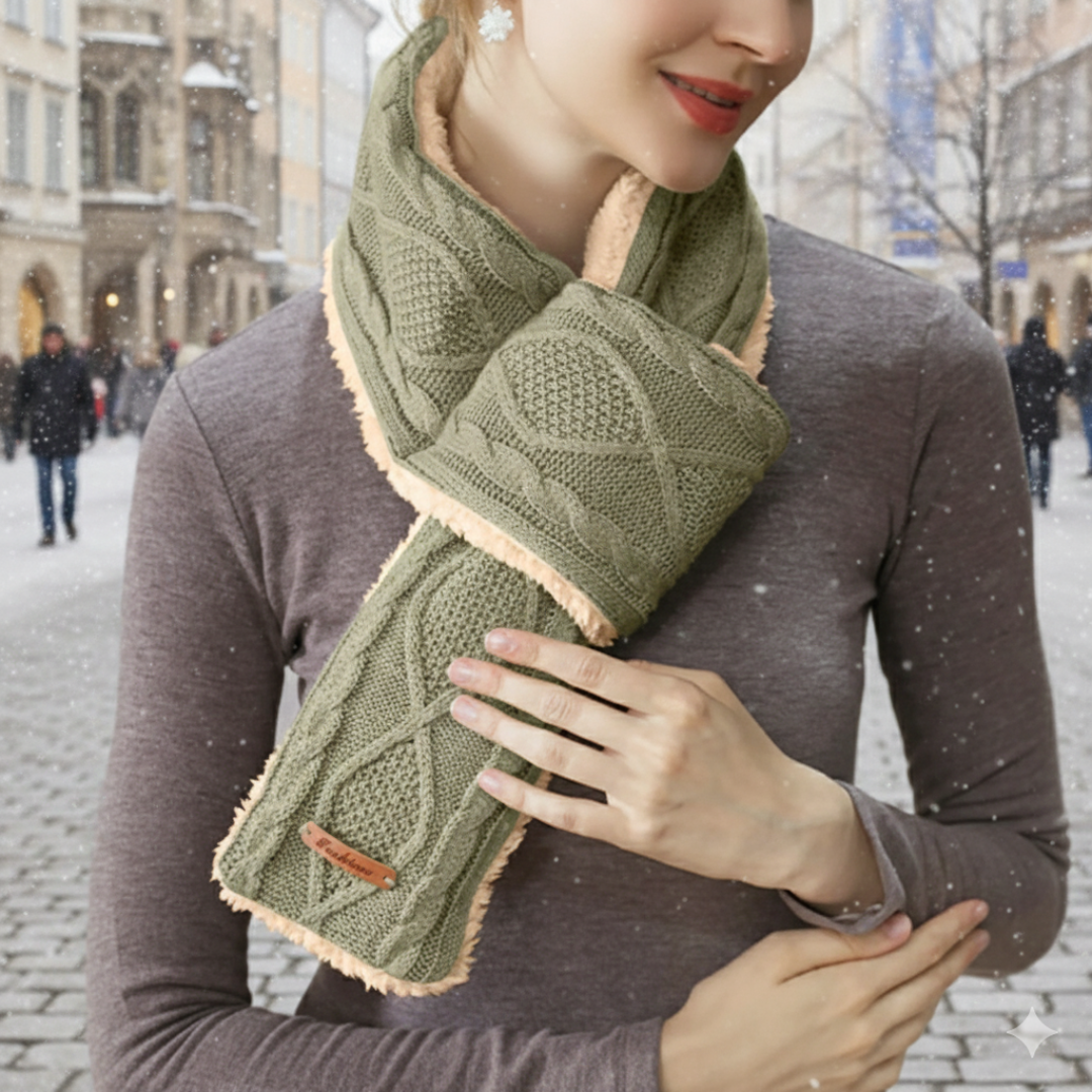 Heated Neck Wrap with 3 Temperature Settings & USB-C Charging – Stay Warm Anywhere | Thomler