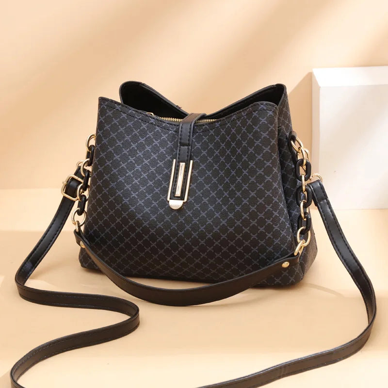 Structured Shoulder Bag with Top Handle – Vegan Leather Crossbody Purse for Women – Everyday Tote with Adjustable Strap for Work & Weekend | Thomler