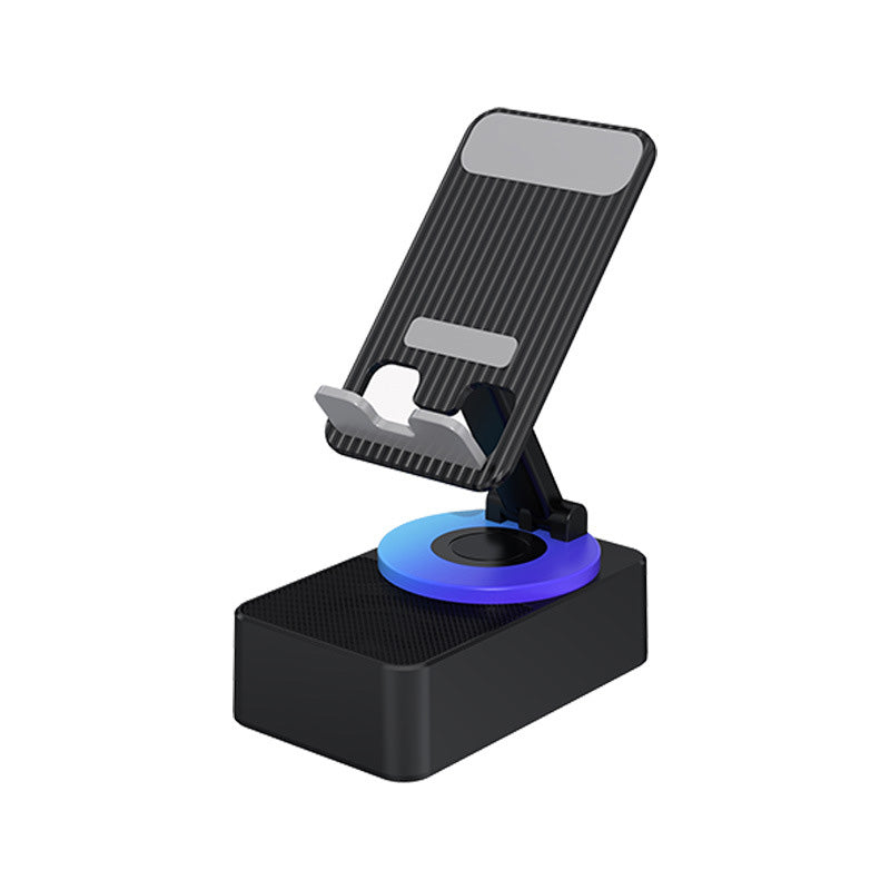 Rotating Wireless Speaker Phone Stand with 40mm Subwoofer & 360° Swivel for Smartphones & Tablets | Thomler