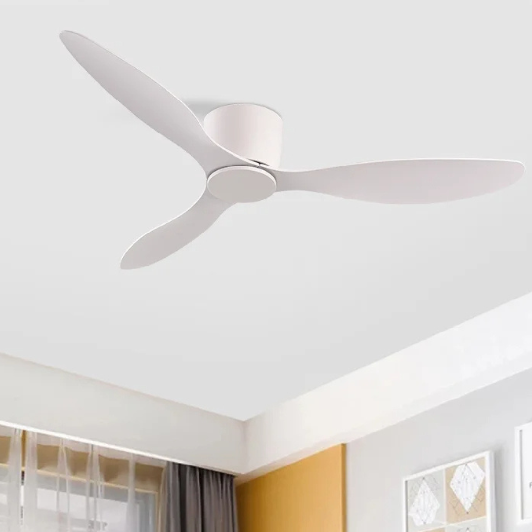 42-Inch Ceiling Fan with Dimmable LED Light & Remote | 3-Speed Reversible Motor for Year-Round Comfort | Thomler