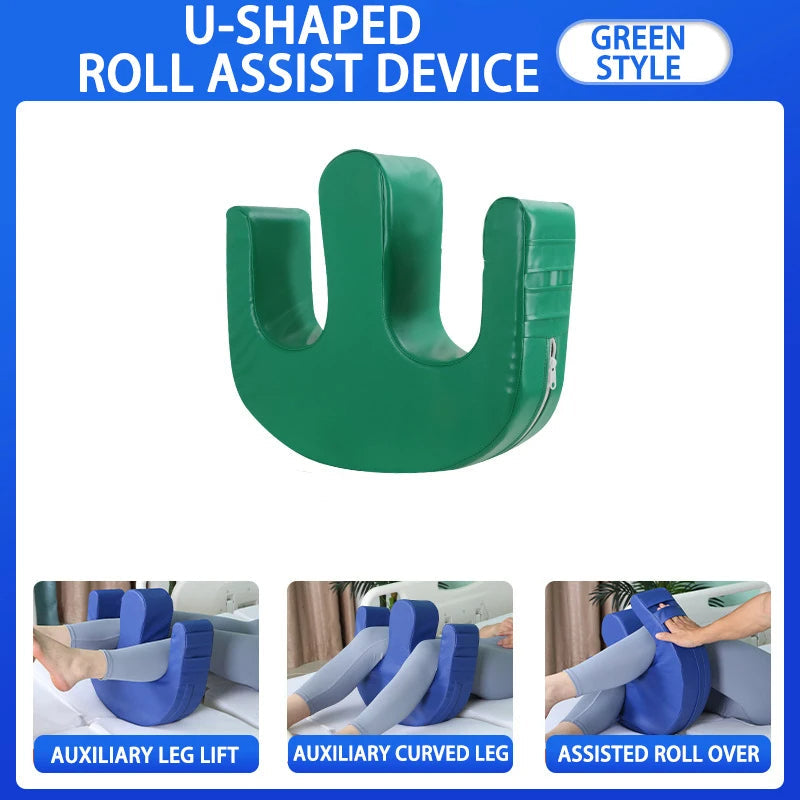 Positioning Wedge Cushion for Bedbound Patients – Caregiver Support Pillow with Handle for Mobility Assistance | Thomler