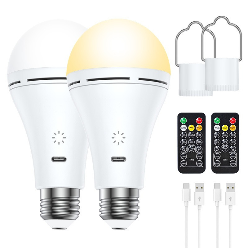Rechargeable LED Touch Lamp with Remote Control | Cordless Portable Light for Bedside, Desk, or Nursery | Dimmable Brightness Settings | Thomler