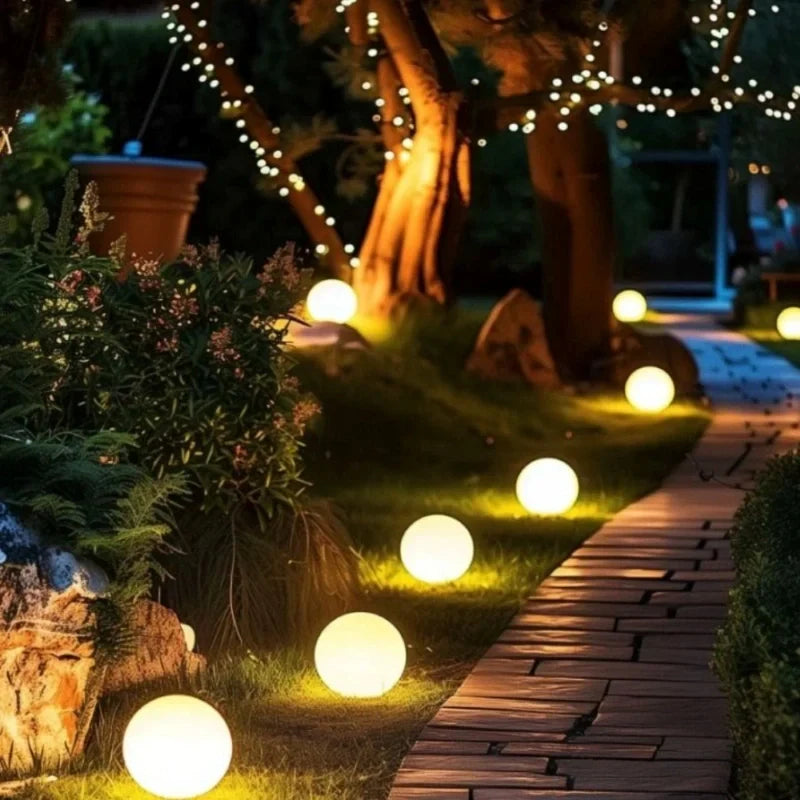 Cordless Color-Changing LED Globe Light for Patio & Garden – 16 Color Modes with Remote Control | Thomler