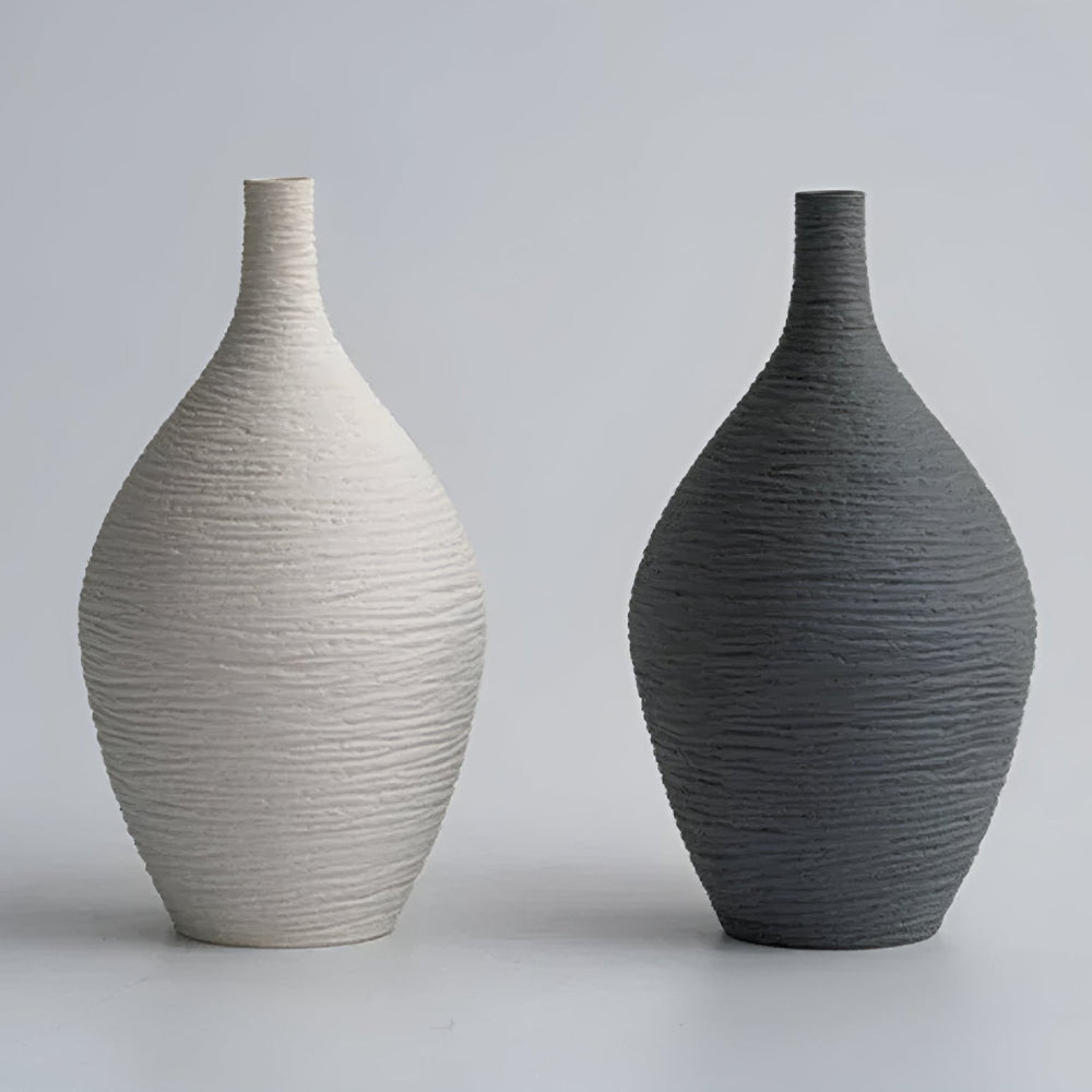 Ceramic Vase for Dried & Fresh Flowers – Nordic Minimalist Home Decor Accent Piece | Thomler