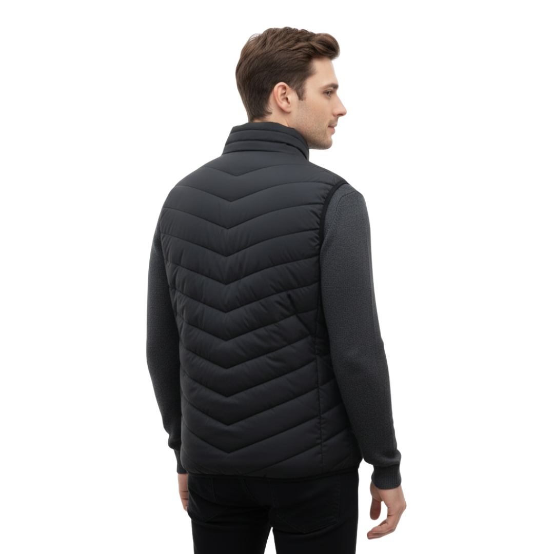 USB Heated Vest with 11 Warming Zones for Men – Lightweight Insulated Gilet for Winter Hiking, Skiing & Commuting | Thomler