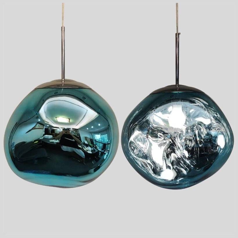 Pendant Light Mirrored Glass Sphere E27 Adjustable Dining Room Kitchen Island Hanging Ceiling Lamp | Thomler