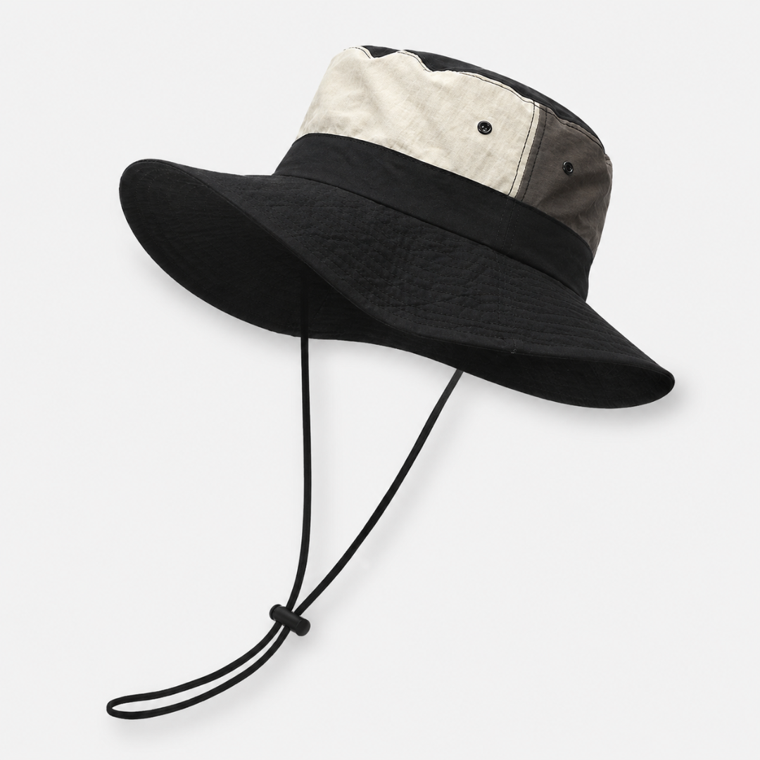 Wide Brim Outdoor Sun Hat with Chin Strap & UV Protection for Hiking, Fishing & Travel | Thomler