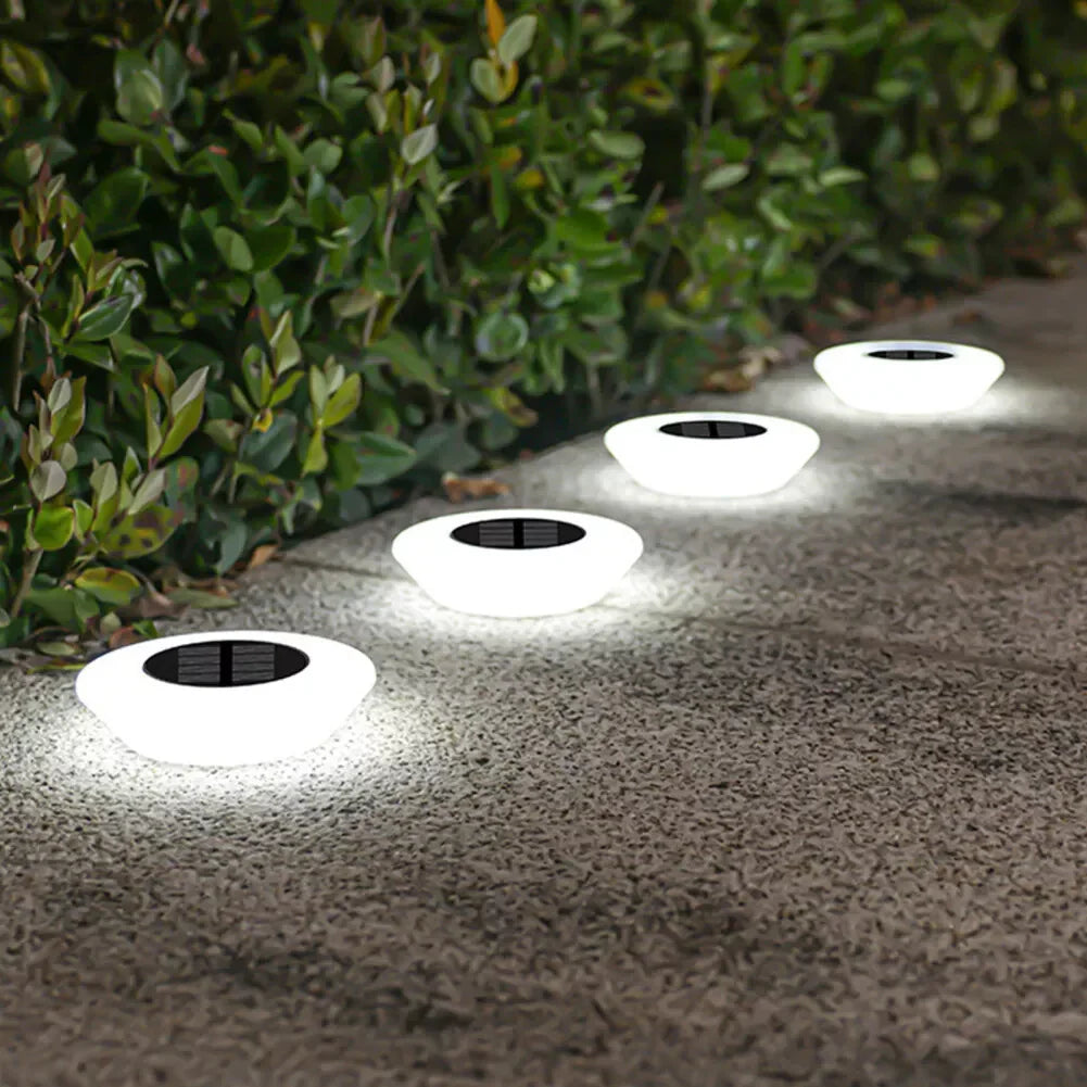 Solar Ground Lights for Pathways & Lawns – Weather-Resistant LED In-Ground Garden Markers, Auto On/Off Dusk Sensor | Thomler