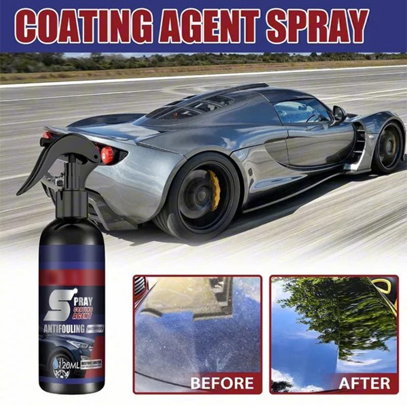 Nano Ceramic Car Spray Cleaner Polish Detailer for Paint Glass Plastic – Waterless Wash Restorer Scratch Remover for Auto Boat RV Motorcycle | Thomler