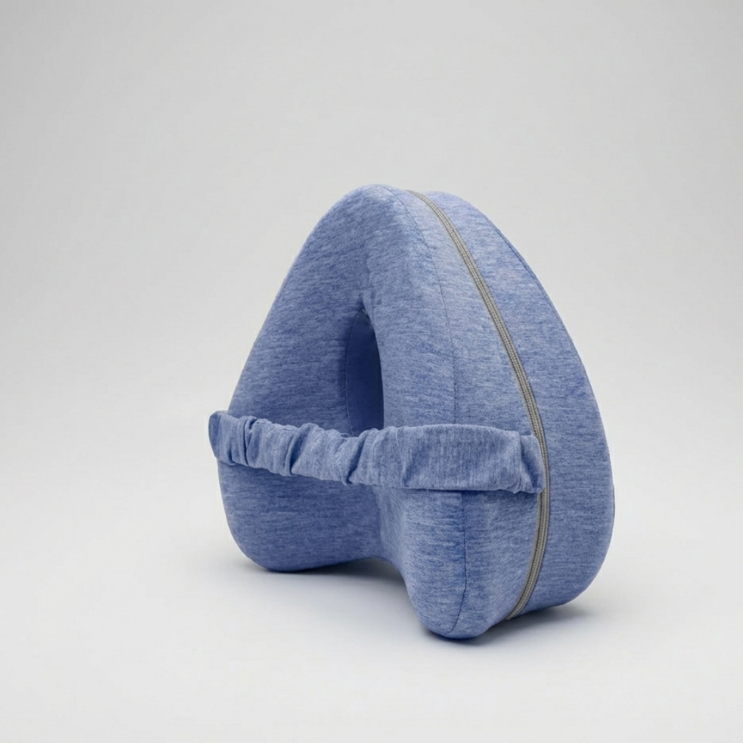 Ergonomic Knee Cushion for Side Sleepers – Contoured Hip Alignment Support Pillow with Adjustable Strap – Breathable Memory Foam for Lower | Thomler