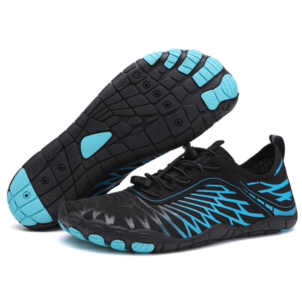 Quick-Dry Water Shoes with Non-Slip Rubber Sole for Beach, Pool & Water Sports | Unisex Lightweight Aqua Sneakers | Thomler