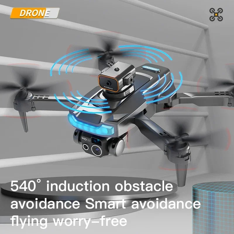 8K Dual Camera Foldable Drone with Electronic Stabilization for Aerial Photography & Video | Thomler