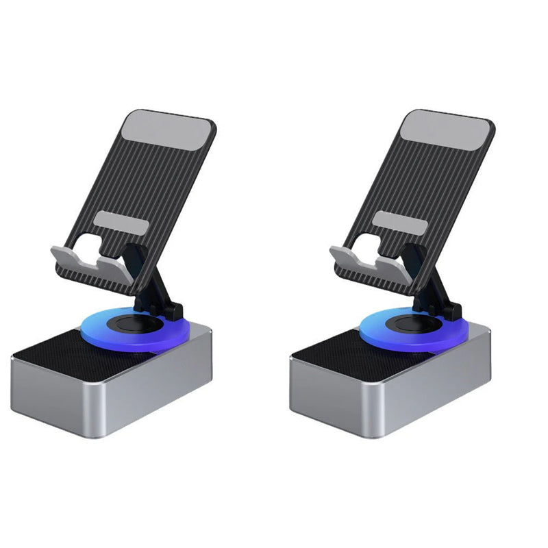 Rotating Wireless Speaker Phone Stand with 40mm Subwoofer & 360° Swivel for Smartphones & Tablets | Thomler