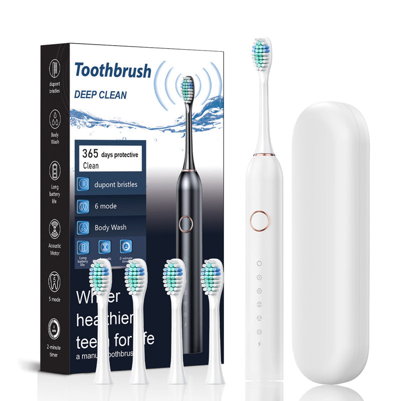 Rechargeable Sonic Toothbrush with 6 Cleaning Modes IPX7 Waterproof Electric Toothbrush 40000 VPM for Daily Oral Care Adults Dental Hygiene | Thomler