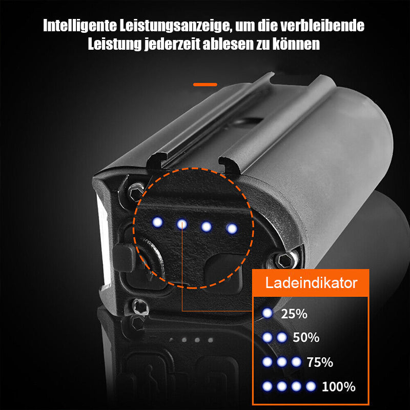 Ultra-Bright 900-Lumen Bike Headlight with 180° Wide-Angle Beam for Night Cycling Safety | Thomler