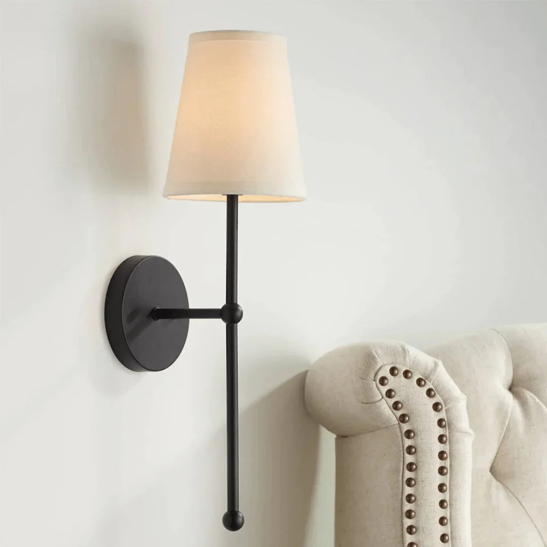 Rechargeable LED Wall Sconce with Remote Control | Cordless Metal Fixture for Hallway Bedroom Stairway Accent Lighting | Wireless Battery | Thomler