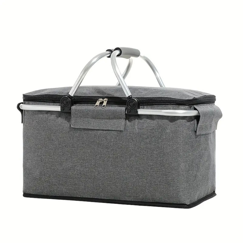 18L Collapsible Insulated Cooler Bag – Foldable Thermal Tote for Picnics, Camping & Beach Trips | Thomler