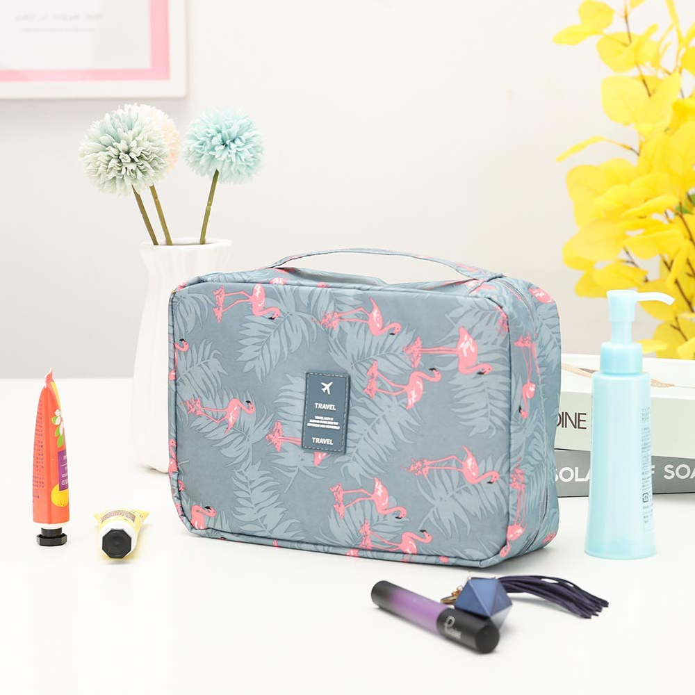 Hanging Toiletry Bag with Multiple Compartments for Travel – Water-Resistant Organizer for Makeup, Cosmetics & Grooming Essentials | Thomler