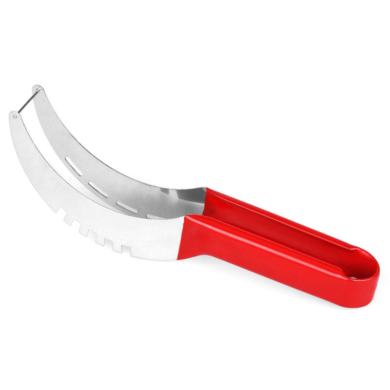 Stainless Steel Fruit Slicer Cutter for Watermelon Cantaloupe Papaya Dragon Fruit Kitchen Tool Fast Serving Prep | Thomler